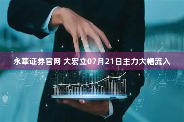 永華证券官网 大宏立07月21日主力大幅流入